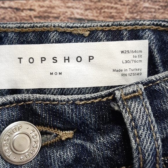 Top Shop MOM Jeans - Picture 3 of 5